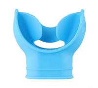Copertura per bocchino subacqueo, supporto per regolatore, accessorio in silicone per fissare l'attrezzatura respiratoria (blu)