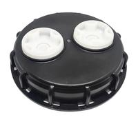 Copertura per borsa IBC, coperchio per borsa IBC, copertura da 6, 4 pollici con 2 fori di sfiato, tappo in plastica, coperchio per serbatoio dell'acqua a filettatura fine per stoccaggio chimico, alime