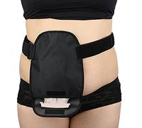 Copertura per borsa per stomia, Coperture per sacca per stoma, Fodera elastica lavabile per stomia, Protettore leggero, Indumento di supporto, Donna Uomo, nero, Universale
