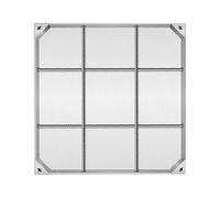 Copertura per botola in acciaio inossidabile, design durevole 201/304 per cortili e marciapiedi, piastrelle incorporate invisibili