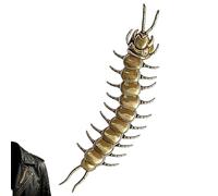 Copertura per bottone centopiedi, in ottone retrò, con clip per decorare camicie, accessorio alla moda per colletto a forma di animale, accessorio unico di ispirazione vintage, per uomini e donne, One