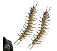 Copertura per bottone centopiedi, in ottone retrò, con clip per decorare camicie, accessorio alla moda per colletto a forma di animale, accessorio unico di ispirazione vintage, per uomini e donne, One