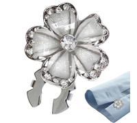 Copertura per bottoni con strass - Copertura per polsini | Ornamenti per gemelli da donna | Dona un tocco di glamour e buona durata | Perfetto accessorio formale e casual per camicia