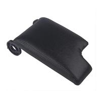 Copertura Per Bracciolo Centrale In Vera Pelle Per Auto, Coperchio Del Vano Portaoggetti Per Serie 3 E46 1999-2005(Nero)