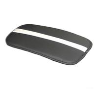 Copertura per bracciolo in pelle per console centrale del veicolo con tecnologia antiscivolo ed ergonomica per un uso prolungato (bianco)