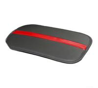 Copertura per bracciolo in pelle per console centrale del veicolo con tecnologia antiscivolo ed ergonomica per un uso prolungato (rosso)