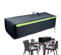 Copertura Per Braciere Da Esterno | Protettore Ad Alta Visibilità Con Strisce Luminose - Copertura Rettangolare Per Tavolo Da Fuoco - Per Giardino Cortile Posteriore Fattoria Sentiero Patio Prato Cort