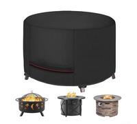 Copertura per braciere da esterno realizzata in tessuto Oxford 210D con strato di base impermeabile e ventilazione per evitare l'accumulo di umidità e lo spostamento del vento (71,1 x 71,1 x 40,6 cm)