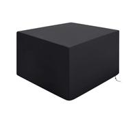 Copertura per Braciere da Esterno Tavolo Fuoco Protezione Copertura Integrale Antistrappo Impermeabile Antipolvere in Tessuto Oxford Adatta, Quadrato 91x91x61cm
