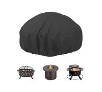 Copertura per braciere, resistente alle intemperie e alla polvere | Copertura protettiva impermeabile rotonda per braciere per luce solare, neve, foglie, detriti, grigliare, barbecue, bruciare