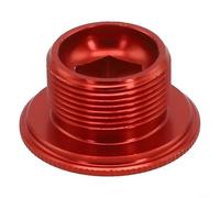 Copertura per bullone di fissaggio della guarnitura in lega di alluminio CNC M19 M20 compatibile con corone cave per PROWHEEL e mountain bike (M19 rosso)