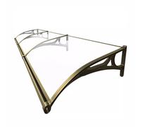 Copertura per caldaia da esterni, design trasparente, silenziosa, protezione UV resistente alla pioggia e alla neve, adatta alla maggior parte dei finestrini posteriori, taglia L: 80 x 160 cm.