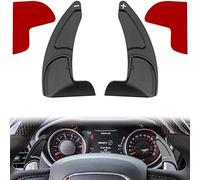 Copertura per cambio su volante per Dodge Challenger Charger Durango RT & Scat Pack 2015-2021, per Jeep Grand Cherokee 2014-2021, accessori decorativi per interni (colore: nero; 2 pz)