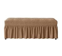 Copertura per camera da letto in tessuto elasticizzato a bolle lunghe, rivestimento in tessuto per sedia e camera da letto, mostra uno stile nordico e una resistenza antiscivolo e una vestibilità