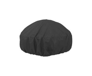 Copertura per caminetto - Protezione antivento e resistente alle intemperie, robusto scudo rotondo, protezione contro la polvere esterna, tessuto resistente al calore | Coperchio rotondo per il camino