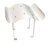Copertura per camino in acciaio inox, 60 x 60 x 38 cm, con accessori di montaggio, resistente alla corrosione, antivento, per camino, stufa a legna, stufa svedese, resistente al calore