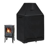 Copertura per camino per l'inverno, impermeabile, resistente, per la casa, per cortile, patio, cortile, balcone, cortile, paesaggistica, parco, autunno, vacanze, feste, giardino