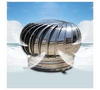 Copertura per camino, ventilatore a turbina girevole in acciaio inox per risparmio energetico (350 mm)