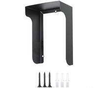 Copertura per campanello in metallo resistente alle intemperie e antiriflesso per Blink per ARLO for EUFY, robusta protezione da pioggia e sole per la sicurezza del portico anteriore, argento grande a