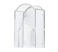 Copertura per campanello senza fili trasparente per esterni impermeabile per pulsante campanello antipioggia in plastica PC scudo di protezione in plastica facile da installare alloggiamento
