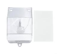 Copertura per campanello trasparente e progettata per resistere a pioggia, neve, nebbia e condensa senza ingiallimento o crepe nel tempo