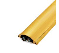 Copertura per canalina portacavi, Canalina portacavi in lega di alluminio, confezione da 2, multicolore, misure multiple, 1 m(Gold,4#)