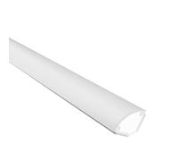 Copertura per canalina portacavi, Copricavi autoadesivo da 1 m, copricavo da pavimento, parete, confezione da 2, multicolore, diverse misure(White,2#)