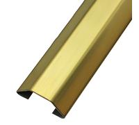 Copertura per canalina portacavi, Kit di canaline copricavi in acciaio inox, confezione da 2, 1 m, multicolore, diverse misure(Yellow,2.6#)