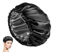 Copertura per capelli da doccia Copertura per capelli da doccia a doppio strato regolabile Forniture da bagno per donne facili da usare per tutte le lunghezze dei capelli