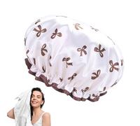 Copertura per capelli per doccia, cappello da doccia da donna - copri doccia per vasca da bagno cappello per capelli riutilizzabile accessori da bagno spessi, cuffia da bagno per le donne