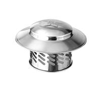 Copertura per cappelli antipioggia in acciaio inox resistente portatile per il tempo. Utilizzare la protezione nella zona di pioggia Copertura del camino resistente alle intemperie