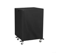 Copertura per carrello AV impermeabile, resistente, in tessuto Oxford 210D, antipolvere, per rollare media cart e supporto di presentazione, per uso interno ed esterno, 72 x 46 x 102 cm (nero)