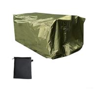 Copertura per carrello da esterno di alta qualità con caratteristiche regolabili per una vestibilità perfetta per il tuo carrello da giardino (verde militare)