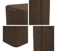 Copertura per carrello dei popcorn da 30 cm a 132 cm di altezza | Coulisse inferiore regolabile, design resistente al vento, vestibilità sicura, tempesta per prova, prolunga la durata