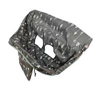 Copertura per carrello della spesa per bambini - Cuscino per seggiolone, fodera da viaggio pieghevole 2 in 1, custodia per cintura di sicurezza | Con anelli giocattolo sicuri per il ristorante di gene