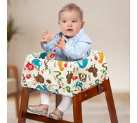 Copertura per carrello della spesa per bambini, impermeabile, stile cartone, cuscino morbido e confortevole, copertura di sicurezza per seggioloni, altalene, carrelli per neonati (animale)