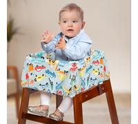 Copertura per carrello della spesa per bambini, impermeabile, stile cartone, cuscino morbido e confortevole, copertura di sicurezza per seggioloni, altalene, carrelli per neonati (auto piccola)