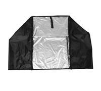 Copertura per Carrello Pane e Teglie, 32x28x23 Pollici, Pvc e Oxford | Nero, Resistente al Calore, Facile da Pulire, per Cucina Domestica e Forno Artigianale
