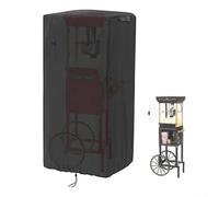 Copertura per carrello popcorn con tessuto impermeabile e doppie fibbie, con coulisse regolabile per una vestibilità sicura contro il vento (25 x 18 x 132 cm)