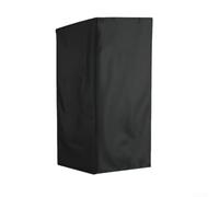 Copertura per casa per gatti da esterno, materiale impermeabile 420d, per rifugio in legno per mense, con fondo sicuro con coulisse per evitare che soffia il vento, nero, 191 x 107 x 191 cm (72 x 72 x