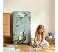 Copertura per Cassaforte Mimetica Copertura Personalizzabile per Mobile | Custodia Decorativa per Mini Frigo da Interni con Cerniere Laterali Nascoste - Protezione per Uso(B,70x60x150cm/28x24x59in)