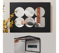 Copertura per cassetta dei fusibili con specchi, copertura decorativa da parete per distributori elettrici, copertura per scatola dei fusibili (W40 x 60 cm)