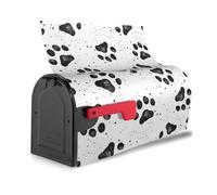 Copertura per cassetta delle lettere riutilizzabile con stampa a forma di zampa di cane, impermeabile, protezione solare magnetica unica