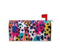 Copertura per cassetta postale colorata con stampa animalier ghepardo per Pasqua carino San Valentino copertura per cassetta postale 52,8 x 64,5 cm para buzon