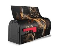 Copertura per cassetta postale riutilizzabile con stampa di zampe di animale domestico cane animale domestico copertura impermeabile decorazione magnetica protezione solare unica