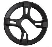 Copertura per catena in plastica per bicicletta, 42 denti, 4 fori, per mountain bike, con passo da 9,7 a 10,7 cm, colore bianco (A)