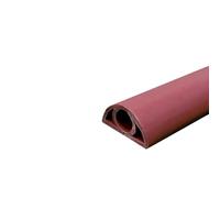 Copertura per cavi, Copricavo da pavimento Organizzatore di cavi Proteggicavo multicolore, lunghezza 1 m(Red)