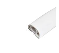 Copertura per cavi, Copricavo da pavimento Organizzatore di cavi Proteggicavo multicolore, lunghezza 1 m(White)