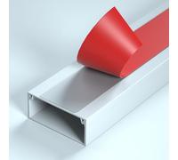 copertura per cavi da pavimento, Copricavi in PVC da 39,4 pollici for TV, computer, elettrodomestici, parete/pavimento, rimovibili, con chiusura a scatto(White,1 Cable)