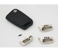 Copertura per chiave GTD/GTI/R originale VW, cappuccio per chiavi dell'auto, cromato/nero
